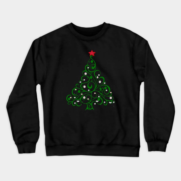 xmas tree Crewneck Sweatshirt by sarahnash